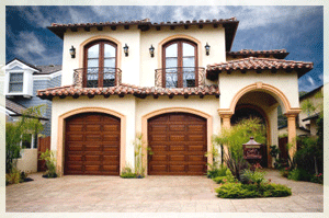 Garage door opening